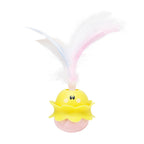 Automatic Spinning Feather Toy with LED