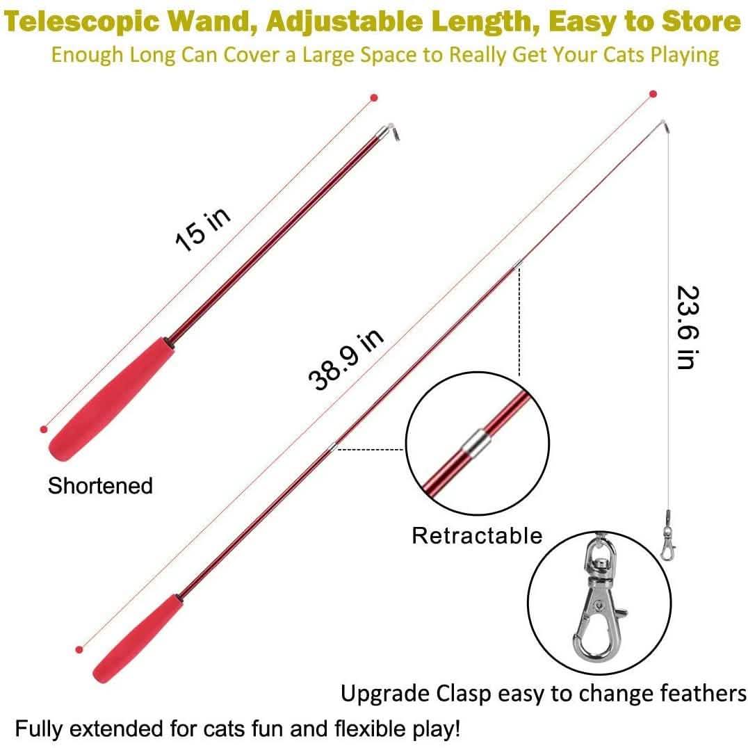 Retractable Wand Set, 11 Pieces