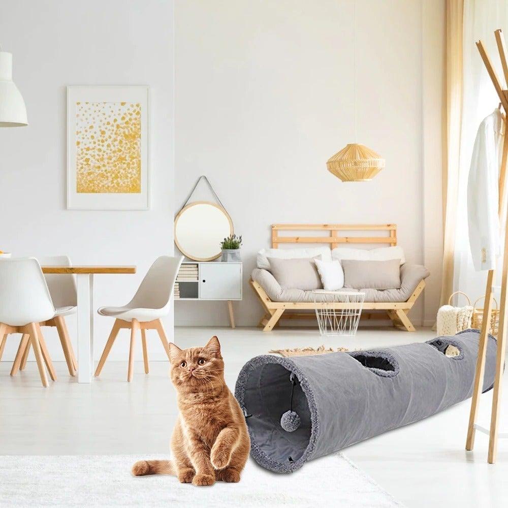 Collapsible Multi-Way Cat Tunnel