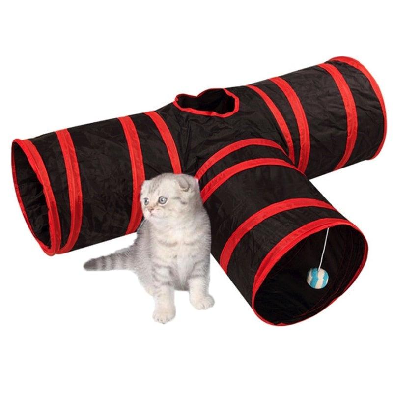 Collapsible Multi-Way Cat Tunnel