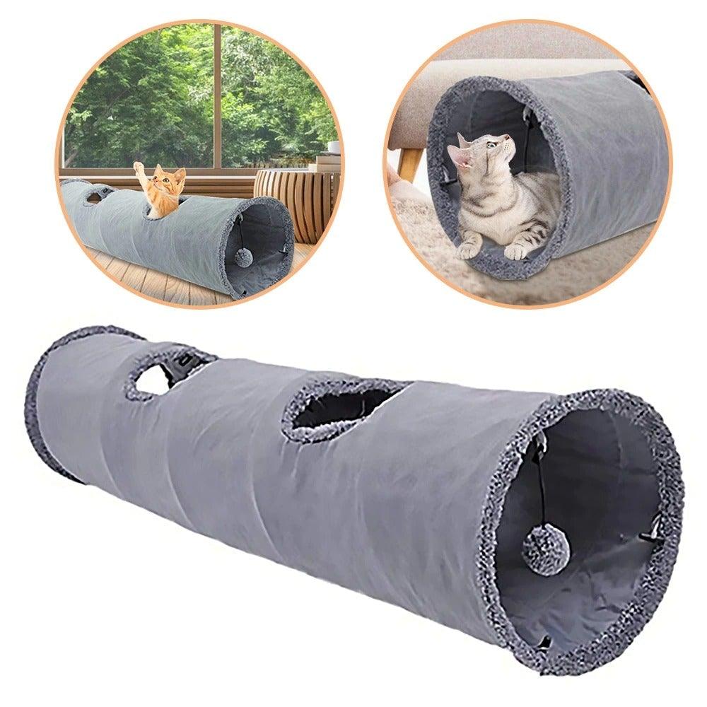 Collapsible Multi-Way Cat Tunnel