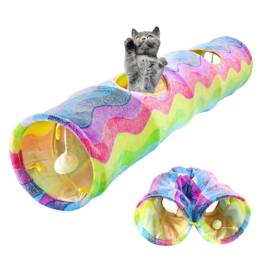 Collapsible Multi-Way Cat Tunnel