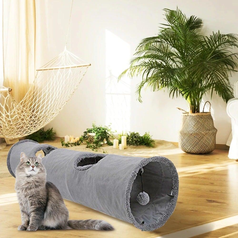 Collapsible Multi-Way Cat Tunnel