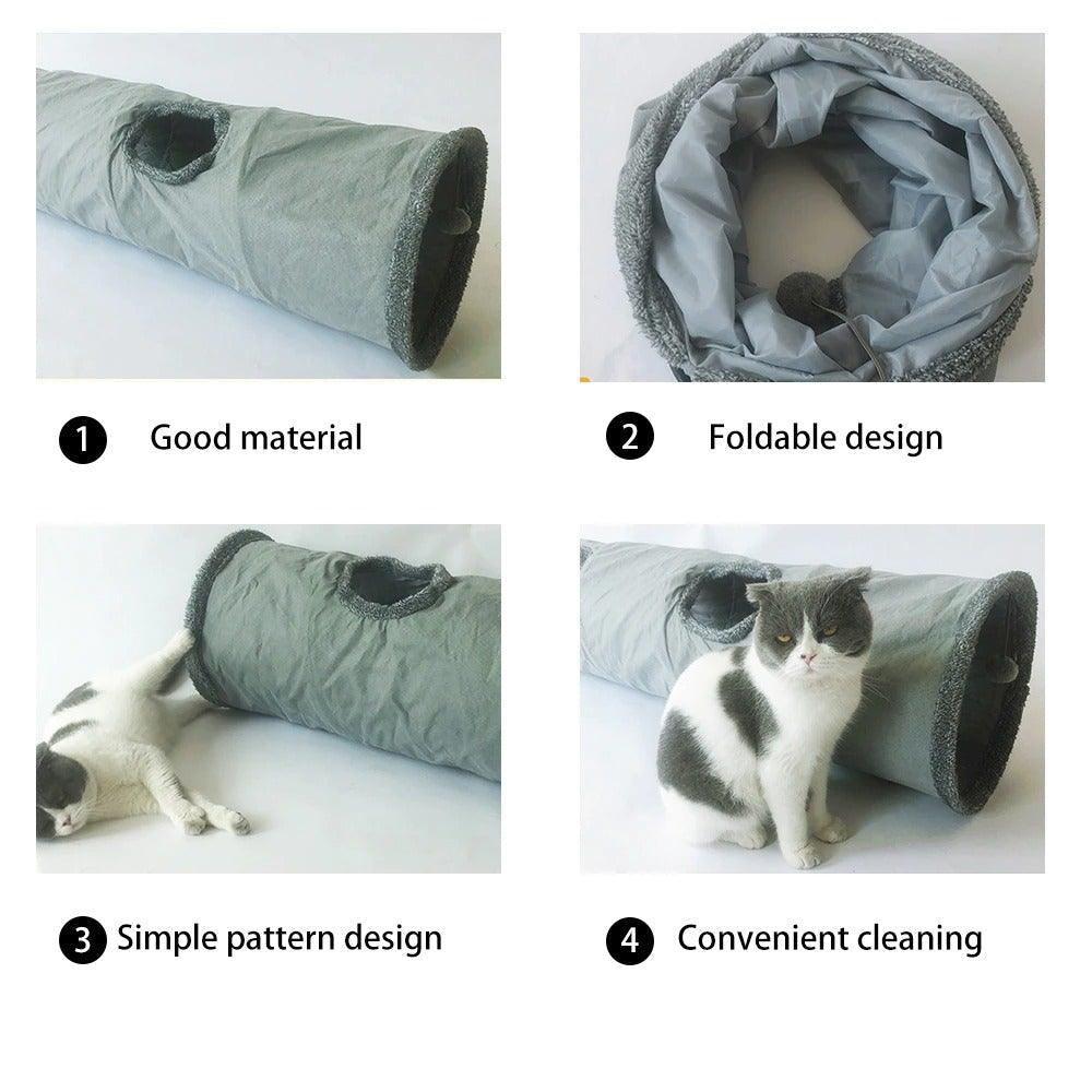 Collapsible Multi-Way Cat Tunnel