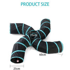 Collapsible Multi-Way Cat Tunnel