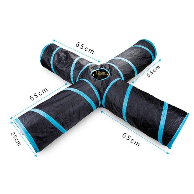Collapsible Multi-Way Cat Tunnel