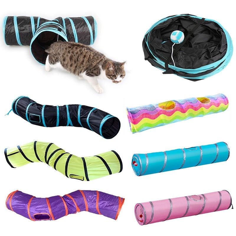 Collapsible Multi-Way Cat Tunnel