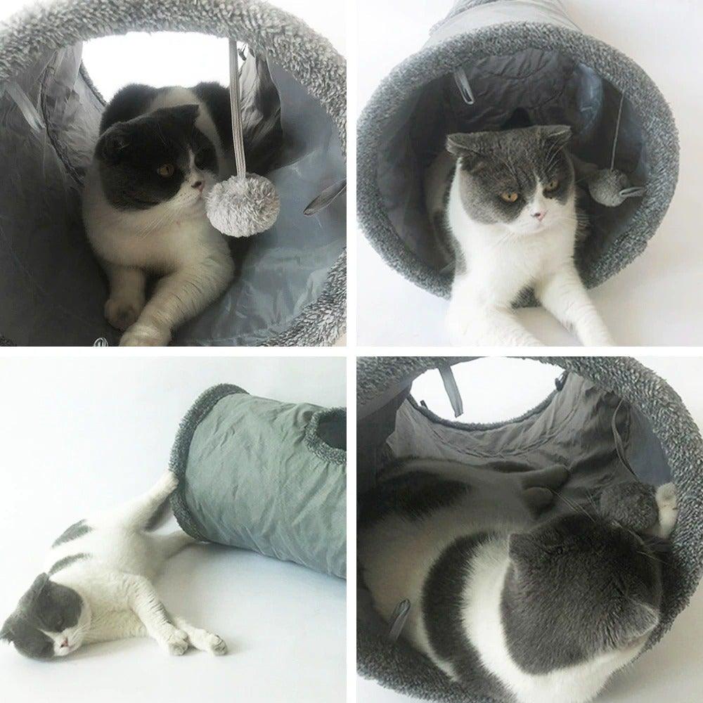 Collapsible Multi-Way Cat Tunnel