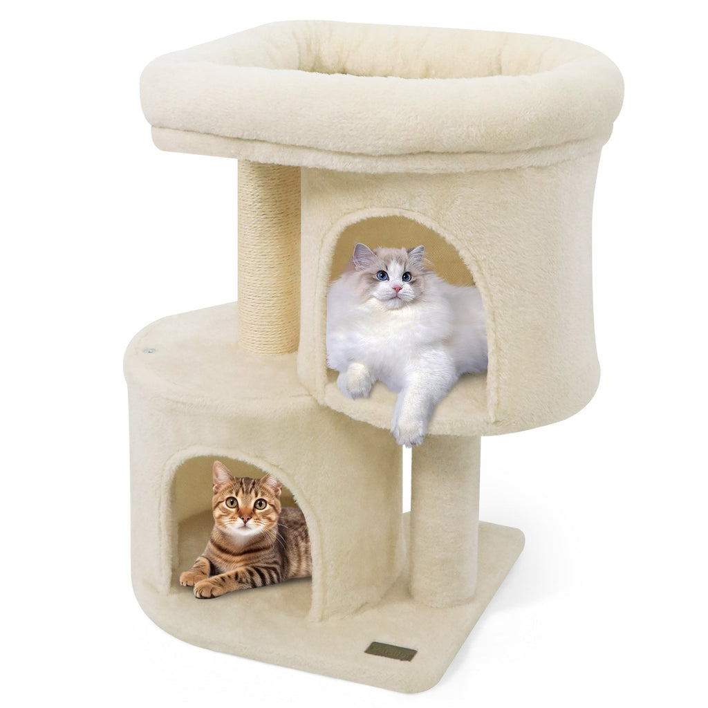 26" Cat Tower with Dual Condos