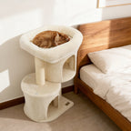 26" Cat Tower with Dual Condos