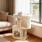 26" Cat Tower with Dual Condos