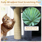 26" Cat Tower with Dual Condos