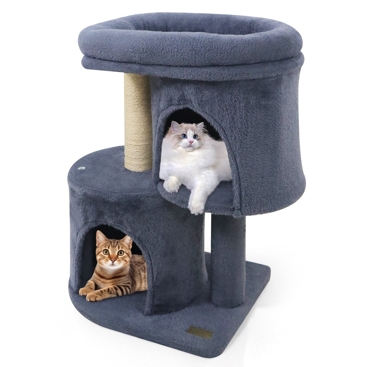 26" Cat Tower with Dual Condos