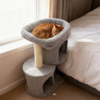 26" Cat Tower with Dual Condos