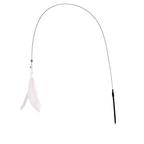 Natural Feather Teaser with Suction Cup