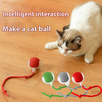 Rolling Ball with Glowing Tail