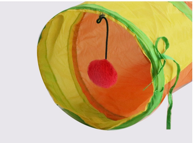 Rainbow S-Shaped Cat Tunnel