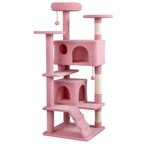 52" Cat Tree with 2 Caves