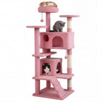 52" Cat Tree with 2 Caves