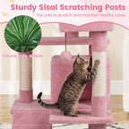 52" Cat Tree with 2 Caves