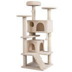 52" Cat Tree with 2 Caves