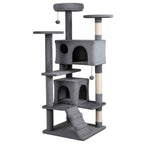 52" Cat Tree with 2 Caves