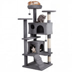 52" Cat Tree with 2 Caves
