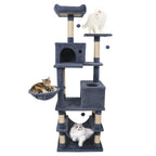 66" Cat Tree with 2 Condos
