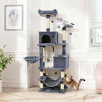 66" Cat Tree with 2 Condos