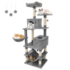 66" Cat Tree with 2 Condos