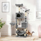 66" Cat Tree with 2 Condos