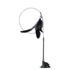 Natural Feather Teaser with Suction Cup