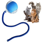 Rolling Ball with Glowing Tail