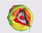 Rainbow S-Shaped Cat Tunnel