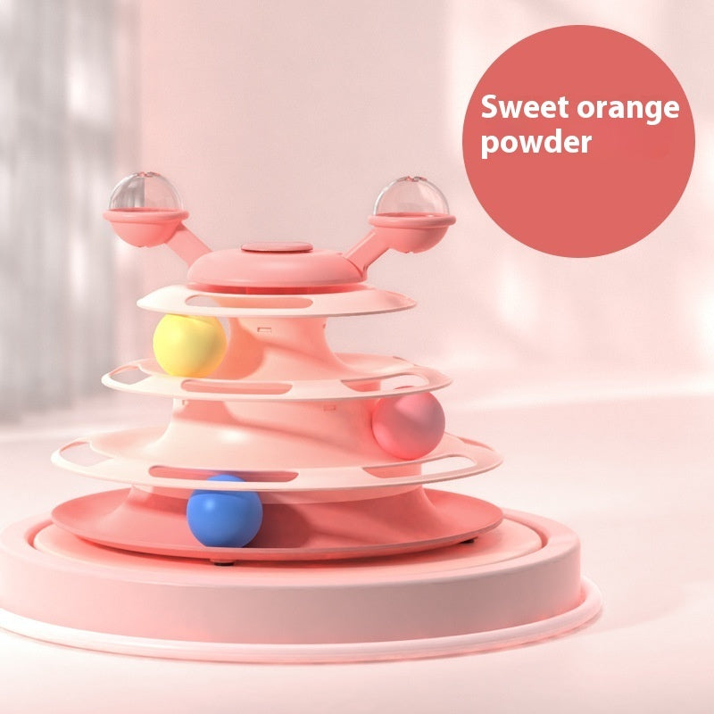 4-Level Ball Track Tower