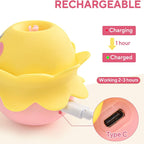 Automatic Spinning Feather Toy with LED