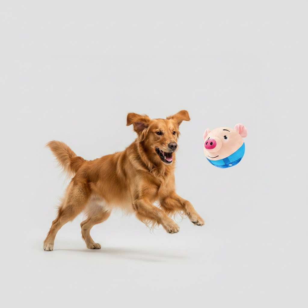 Interactive Jumping Pig Ball