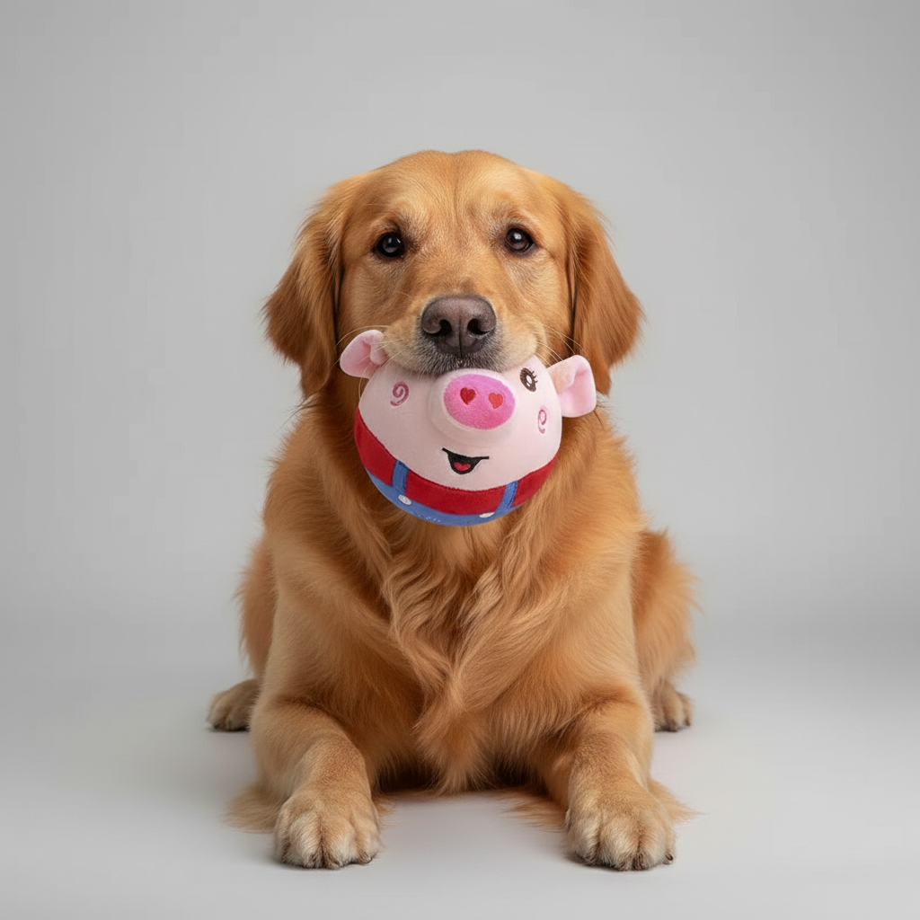 Interactive Jumping Pig Ball