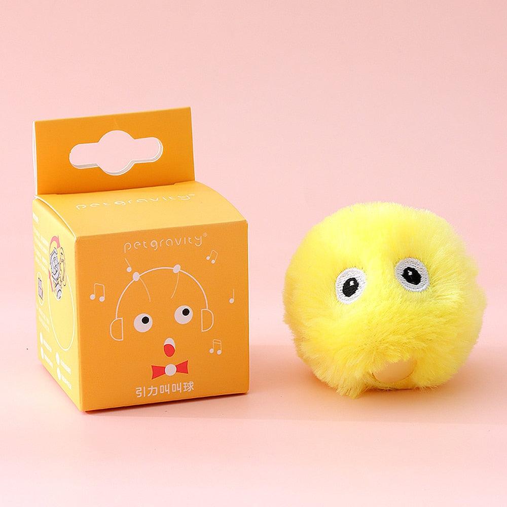Chirping Plush Cat Balls