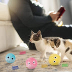 Chirping Plush Cat Balls
