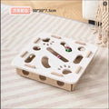 Cat Puzzle Toy with Sisal Scratching Post