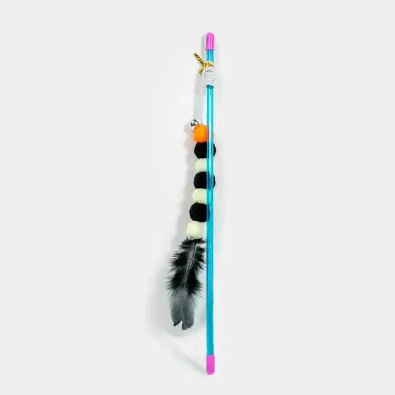 Elastic String Wand with Fur Bug
