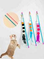 Elastic String Wand with Fur Bug