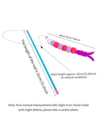 Elastic String Wand with Fur Bug