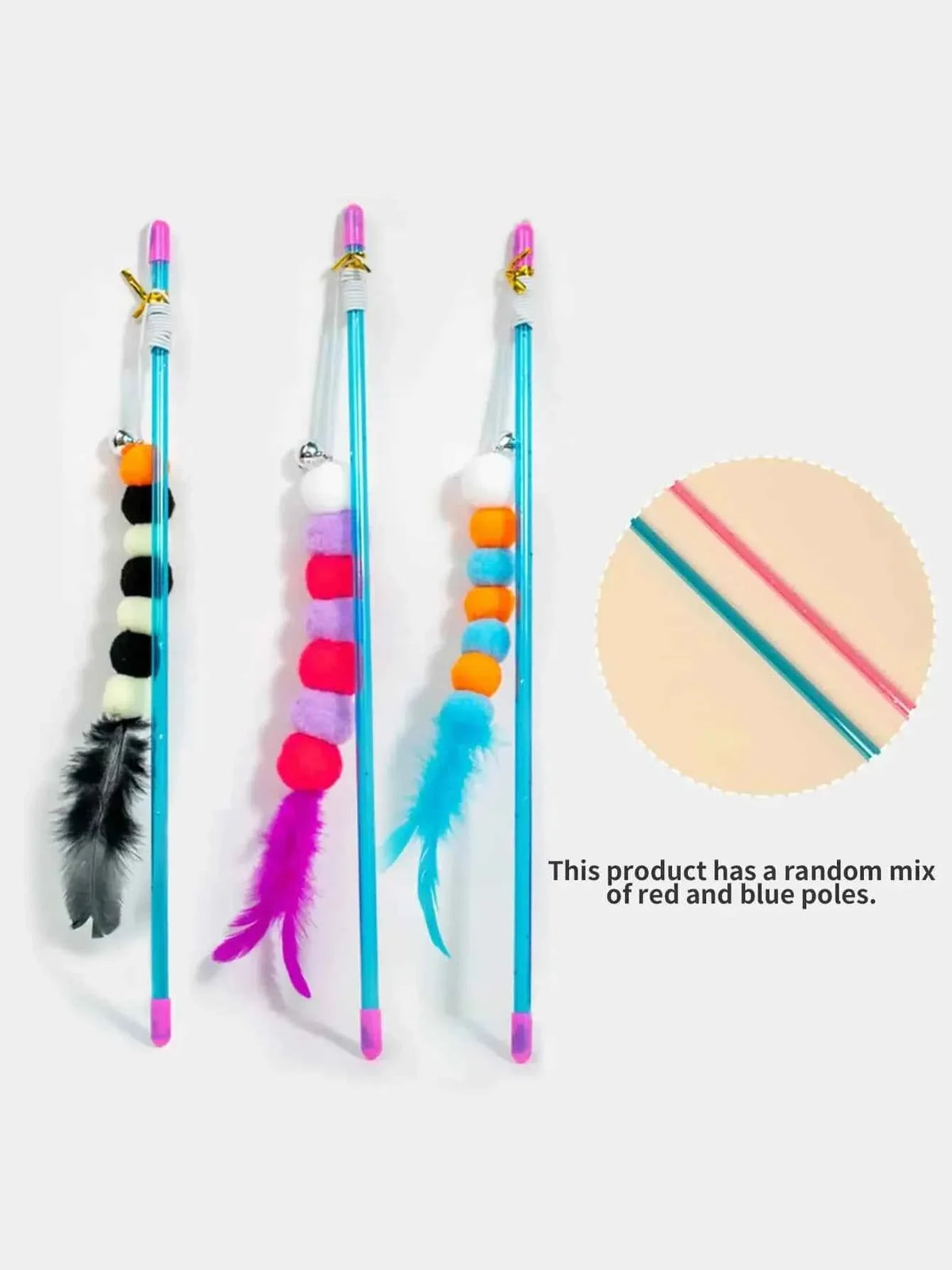 Elastic String Wand with Fur Bug