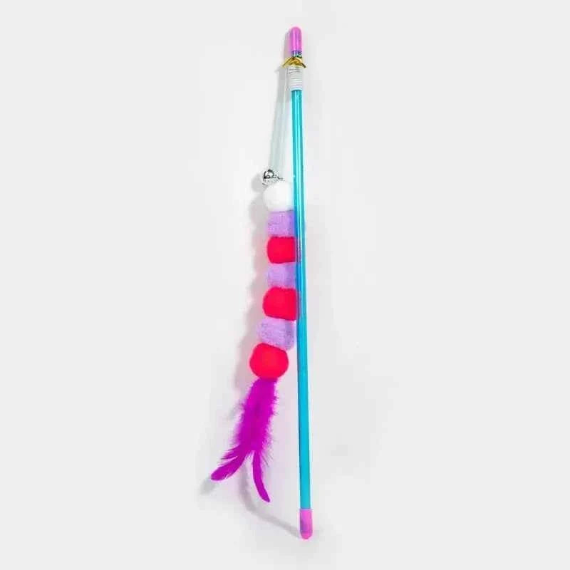 Elastic String Wand with Fur Bug