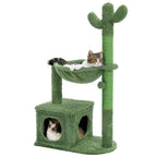 Cactus Cat Tree with Condo & Hammock
