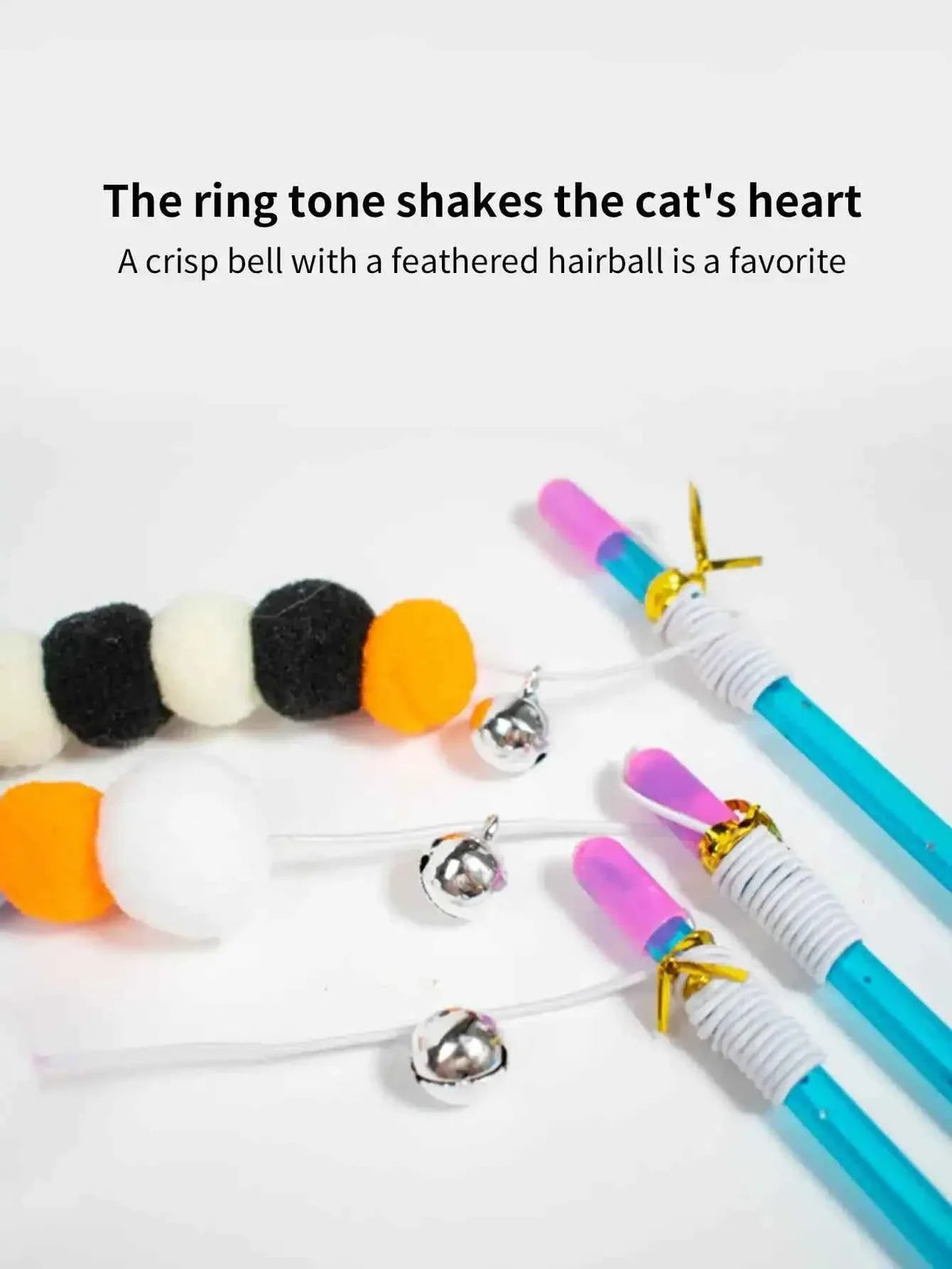 Elastic String Wand with Fur Bug