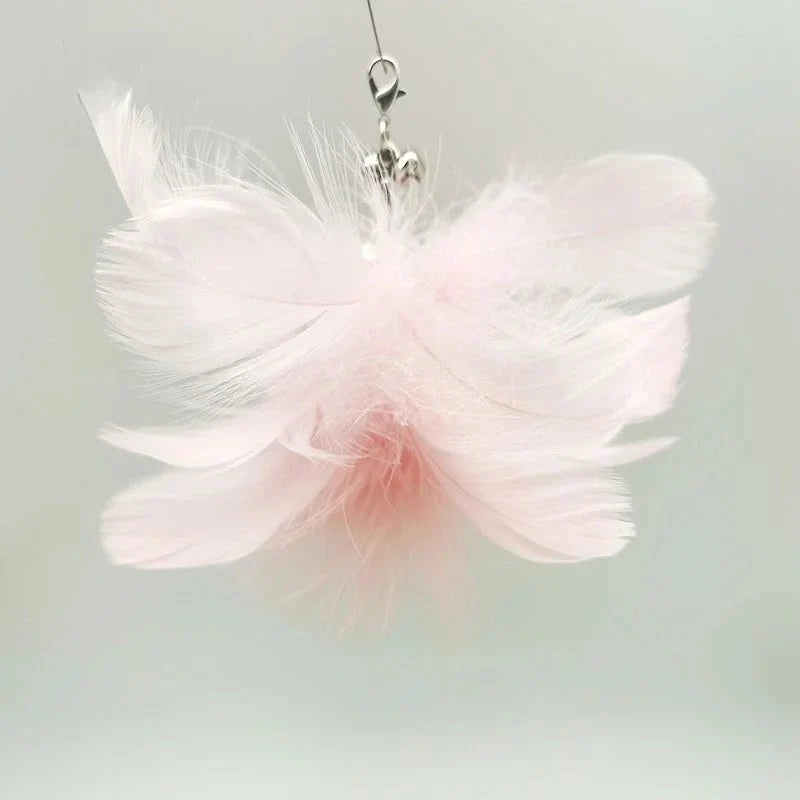 Hands-Free Suction Cup Feather Wand