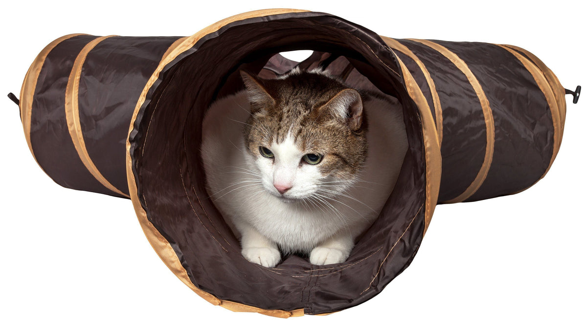 Pet Life 3-Way Collapsible Cat Tunnel